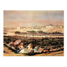 Francisco de Goya - Volksfestival beim San Isidr Postkarten