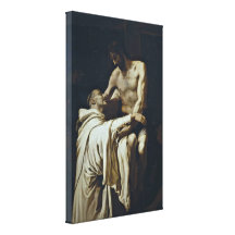 Francisco Ribalta - Christus und Bernhardiner Galerie Faltleinwand