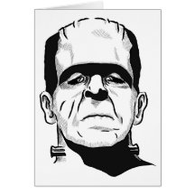 Frank-Monster Grußkarte