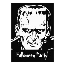 Frankenstein Halloween-Party-Einladung