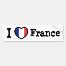 Frankreich-Flagge Auto Sticker