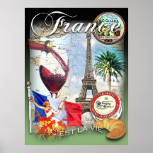Frankreich Plakatdruck