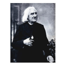 Franz Liszt Postkarte