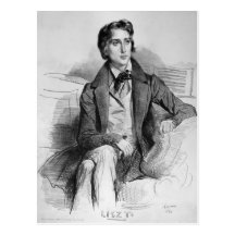 Franz Liszt Postkarte