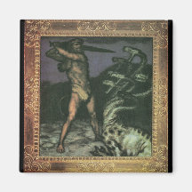 Franz von Stuck - Herkules und die Hydra Magnets
