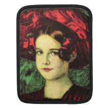 Franz von Stuck - Mary mit rotem Hut Sleeves Für iPads