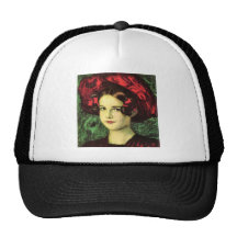 Franz von Stuck - Mary mit rotem Hut Retrokultkappen