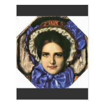 Franz von Stuck - Tochter Mary Postkarte