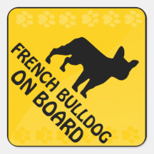 Französische Bulldogge Xing Aufkleber