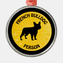 Französische Bulldogge Xing Weihnachtsbaum Ornament