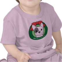 Französische Bulldoggen-Weihnachten Hemden