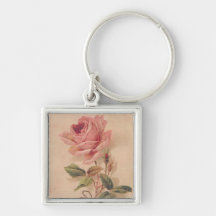 Französische viktorianische rosa Rose Schlüsselband