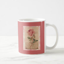 Französische viktorianische rosa Rose Teehaferl