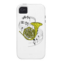 Französisches Horn Vibe iPhone 4 Case