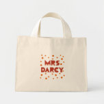 Frau Darcy Flower Tote Bag Leinentaschen
