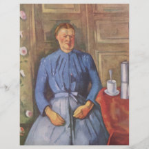 Frau-MIT Kaffeekanne Flyer Druck