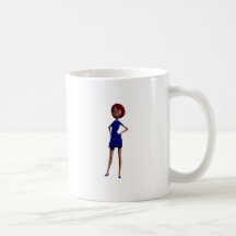 Frau woman tasse