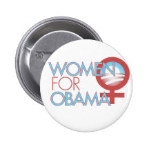 Frauen für Barack Obama 2012 Button