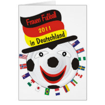 Frauen Fussball 2011 Germany Grußkarten