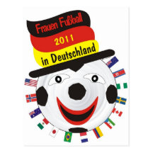 Frauen Fussball 2011 Germany Postkarten