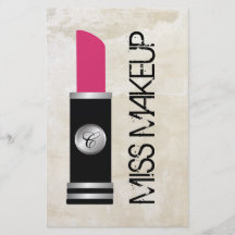 Fräulein Makeup White Wash Personalisierte Flyer