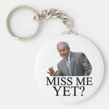 Fräulein Me Yet? Spaß Bushs George Bush Anti-Obama Schlüsselanhänger