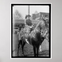 Fräulein Munn und ihr Pferd circa 1910-17 Posterdrucke