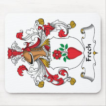 Frech Family Crest Mouse Pads