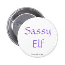 Frecher Elf Anstecknadelbutton