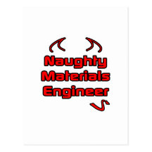 Frecher Material-Ingenieur Postkarten
