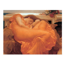 Frederic Leighton, der Juni flammt Postkarten