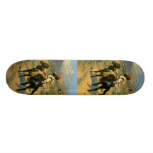 Frederic Remingtons der indische Trapper (1889) Individuelle Skatedecks
