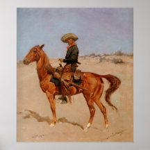 Frederic Remingtons der Puncher (1895) Posterdrucke