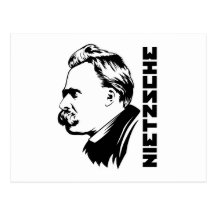 Frederich Nietzsche Porträt-Postkarte