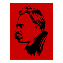 Frederich Nietzsche Porträt Postkarte