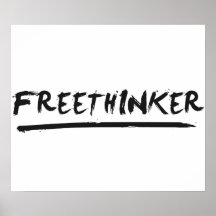 Freethinker-Malerpinsel Posterdrucke
