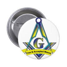 Freie und geltende Maurer Button
