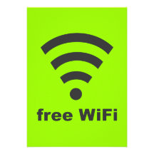 FREIE WIFI-Vektor-COMPUTER-INTERNET-WERBUNG Ankündigungskarten