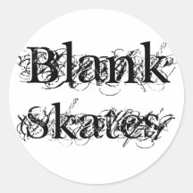 Freier Raum, Skate Runde Aufkleber