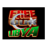 Freies Libyen-Geschenk für libysche Freunde und Fa Postkarte