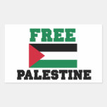 Freies Palästina Rechtecksticker