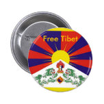 Freies Tibet Button