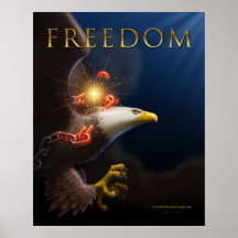 Freiheit Eagle Poster