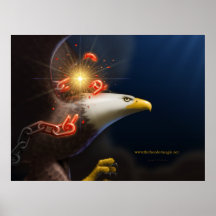 Freiheit Eagle Posterdruck