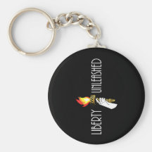 Freiheit losgebundenes keychain schlüsselanhänger