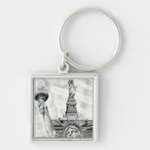 Freiheitsstatue Keychain Schlüsselanhänger