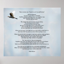 Freude und Sorge durch Kahlil Gibran Posterdrucke
