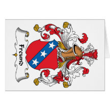 Freund Family Crest Cards