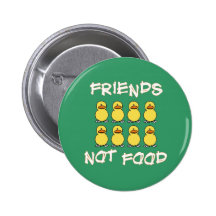 Freund-nicht Nahrungsmittelknopf Button