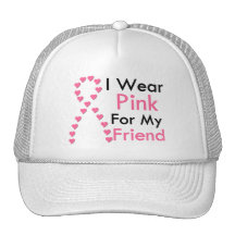 Freund-rosa Band-Brustkrebs Netz Caps
